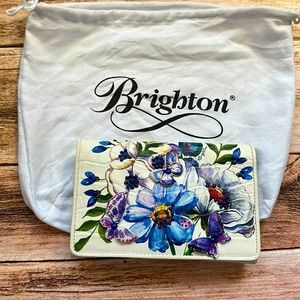NWT LIMITED EDITION BRIGHTON 🦋 BUTTERFLY AND FLOWER WALLET/ PURSE